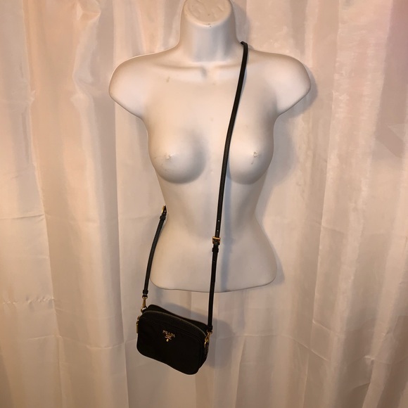 authentic PRADA micro-bag CROSSBODY camera TESSUTO - Picture 2 of 10